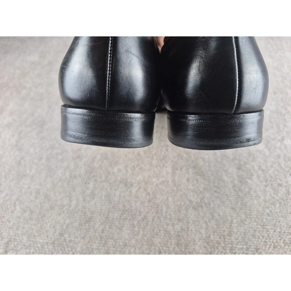 Gravati For Richards Store Shoes Men Sz 10M Black Leather Loafers Made in Italy